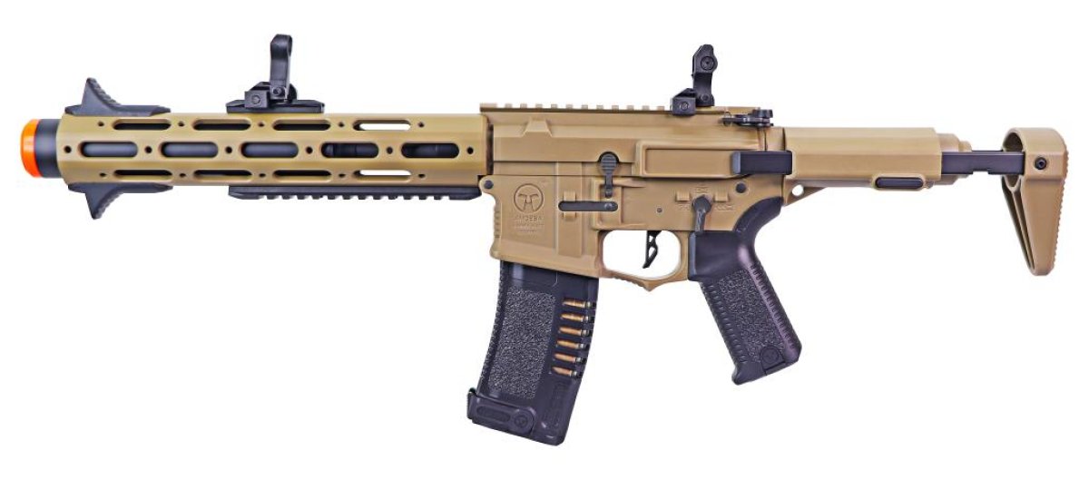 AMOEBA AEG M4 AM-013 12" CARBINE AIRSOFT RIFLE DESERT