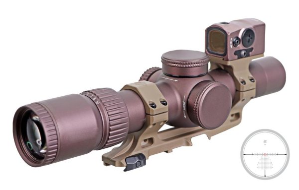 ANGRY GUN SCOPE TOXICANT 1-10X24 FFP FLAT DARK EARTH