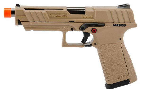 G&G GBB GTP9 BLOWBACK AIRSOFT PISTOL DESERT