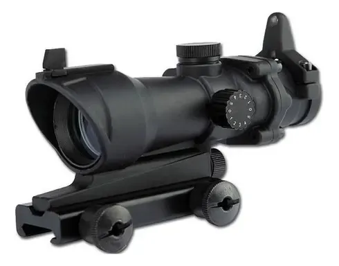 Mira AIM ACOG 4x32 com retículo vermelho e verde e montagem QD preta