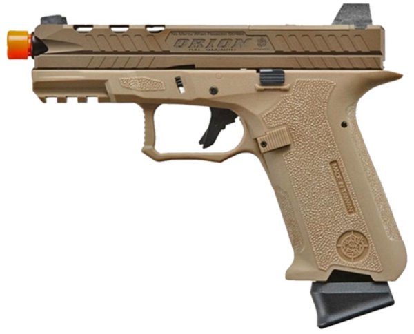 Pistola de airsoft Poseidon GBB Orion Performance Series, modelo 1, com seletor de disparo e blowback